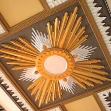 Refurbished ceiling mould at the Spa Bridlington